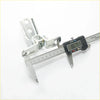 Silver metal front door hinge for mitsubishi triton l200 strada 1996-2023 measured with digital caliper