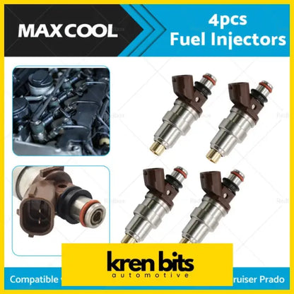 4PCS 23250-75050 FUEL INJECTORS Suitable FOR TOYOTA HILUX RZN 3RZFE - Air & Fuel Delivery>Fuel Injection Parts>Fuel