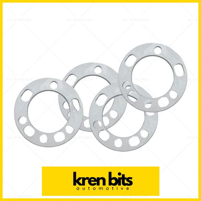 4Pcs 6Mm Wheel Spacers 6X139.7 Pcd 6 Studs Suitable For Hilux Land Cruiser Wheels/Tyres>Wheels