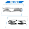 Silver sleek finished automotive side mirror covers for 4pcs car roof rack end covers toyota land cruiser prado