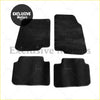 Set of four black plush carpet floor mats with reinforced edges for ford falcon fg xr6 xr8