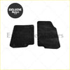 Black redbox 4pcs carpet floor mat set with textured surface and reinforced edges for ford falcon fg xr6 xr8