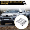 4pcs chrome silver exterior door handle covers for Toyota 4Runner made of chrome finish for pickup trucks
