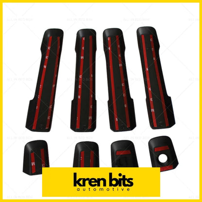 4Pcs Door Handle Cover Trim Suitable For Isuzu D-Max Dmax Mux Mu-X 2012 - 2015 Exterior Parts>Body