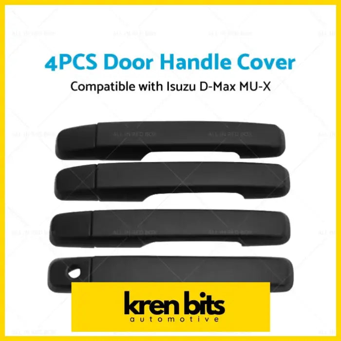 4PCS Door Handle Cover Trim Suitable for Isuzu D-Max DMax MUX MU-X - Exterior Parts>Body Mouldings & Trims
