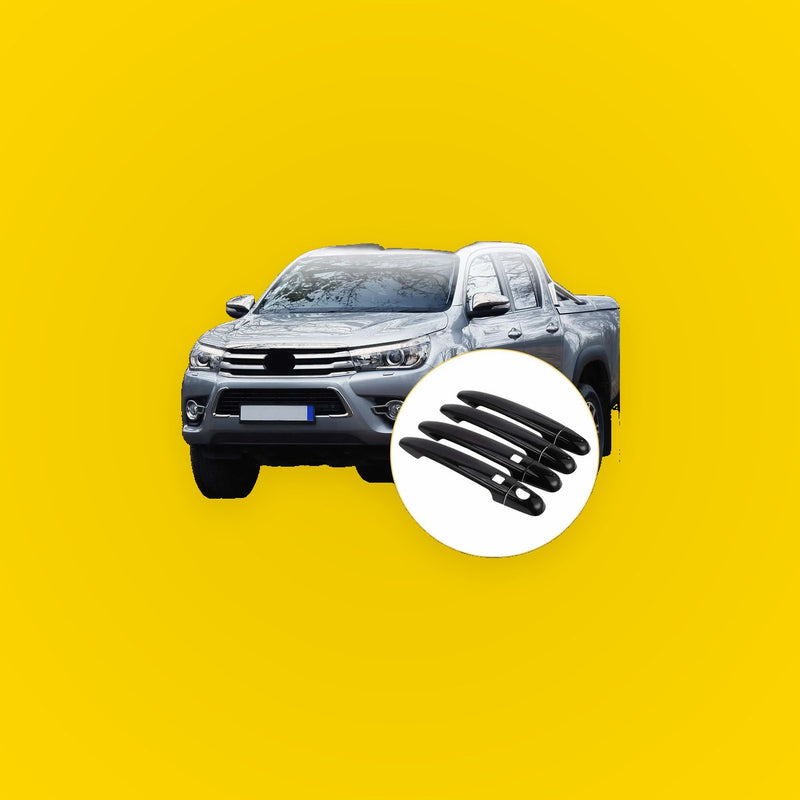 4pcs Exterior Door Handle Covers for Toyota 4Runner (2003-2010) Black