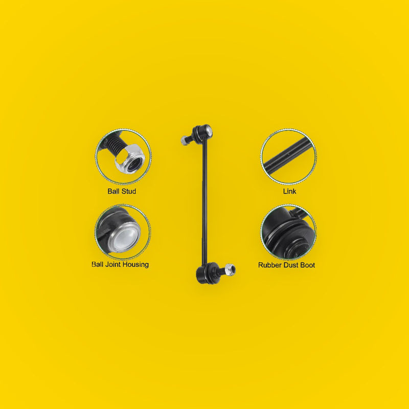 4pcs Front Suspension Kit Sway Bar Links & Ball Joints for Toyota