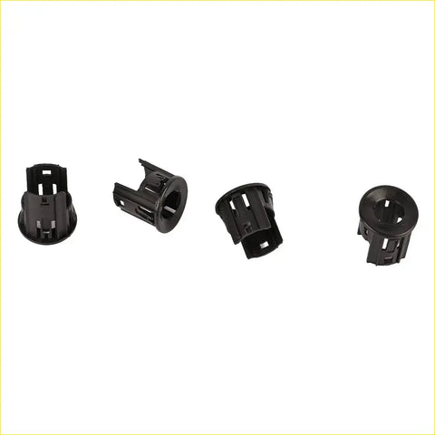 Black plastic car keyhole covers for silverado sierra 1500 2500hd 3500hd park sensor retainer set of 4