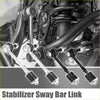 Black and silver stabilizer sway bar links with threaded ends and rubber bushings for toyota 4runner 2003-2023