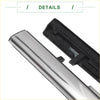 Shiny chrome windshield wiper blade with black rubber edge and plastic frame for toyota highlander weatherstrip seal