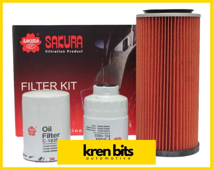 4WD FILTER KIT NISSAN PATROL GU RD28T 1997-2000 Kren Bits