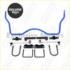 Blue performance sway bar kit with black mounting brackets and hardware for 4wd nissan navara np300 2015+