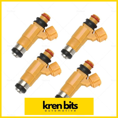 4x CDH275 Fuel Injector Suitable For 96-03 Mitsubishi Triton MK 2.4L 4CYL 4G64 Kren Bits