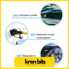 Black luxury sedan with sleek design and alloy wheels shown with 4x diesel fuel injector for toyota hilux hiace 3l 5l