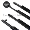 Black plastic wiper blades with sleek streamlined design for 4x door glass seal weatherstrip toyota land cruiser prado 120 series