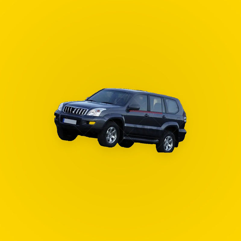4X Door Glass Seal Weatherstrip for Toyota Land Cruiser Prado 120 Series