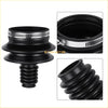 Black rubber hose adapter with silver metal clamp and threaded connection for suzuki ltf250 ltf300 drive shaft boot