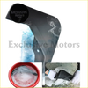 Black plastic ice scraper with curved handle and white smoke design included with 4x mudflaps for nissan juke f15