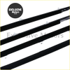 Black automotive windshield wiper blades with white plastic mounting clips for toyota land cruiser lc80 lx450 weatherstrips