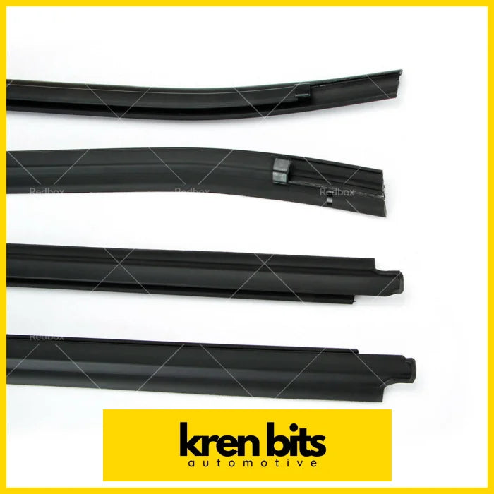 4X Window Moulding Trim Weather Strip Suitable For Hilux Sr5 Double Cab 05-15 Exterior Parts>Glass