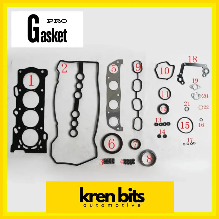 4Zzfe For Toyota Corolla 16V Metal Full Set Engine Parts Set Of Gasket Seals Gasket 04111-22060