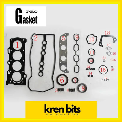 4ZZFE TOYOTA COROLLA 16V Metal Set Engine set of gasket seals Engine Gasket 04111-22060 50177500 Kren Bits