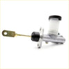 5/8 clutch master cylinder for Nissan Datsun 520 521 with silver body black cap reservoir and gold pushrod attachment