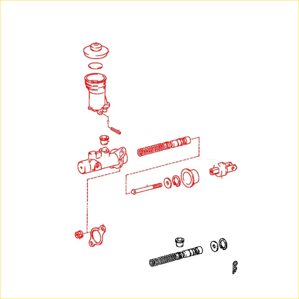 5/8 Clutch Master Cylinder for Toyota Hilux Double Cab 1997-2005 - Drivetrain