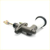 Gray metallic 5/8 clutch master cylinder with white reservoir and black rubber cap for toyota hilux 1972-1978