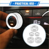 Silver textured climate control knob with dual label and temperature indicators for toyota 4runner ac rings