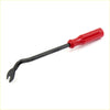 Red-handled black pry tool with curved forked tip for removing 50 pcs car retainer clips on 4wd ute offroad vehicles
