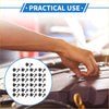 Black plastic push-in fasteners 50 pcs for toyota fender liners splash shields ideal for 4wd ute offroad use