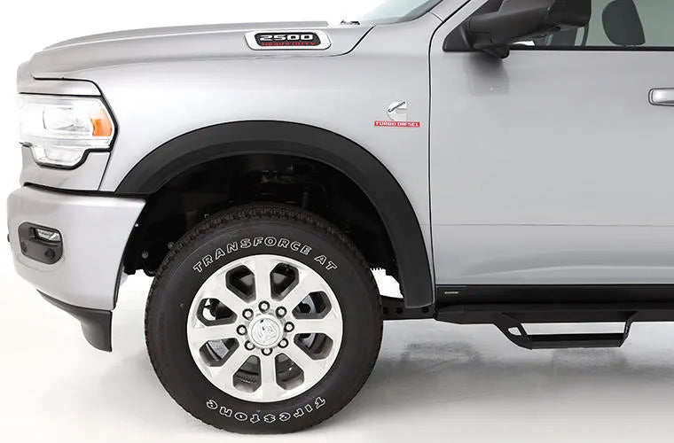 Bushwacker Rear Fleetside OE Style Flares 2pc 67.4/76.3/96.3in Bed - Black (Ram 2500 10-18) — fits Dodge Ram 4th