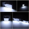 White led light strips with multiple bulbs on a black base for 5050smd 6000k car interior dome light toyota alphard vellfire