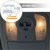 Warm amber led panel light with textured translucent cover installed on car ceiling for toyota prius 2016-2022
