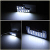 White led light strip with bright bulbs in rectangular pattern for 5050smd 6000k car dome light toyota raize