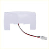 White plastic led light panel with red and black wiring and white connector for toyota raize dome light back view