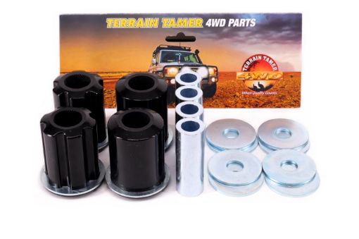 Terrain Tamer Bush Kit Control Arm Lower 4 X Bush 4 X Tube 8 X Washers - Terrain Tamer 4WD Parts