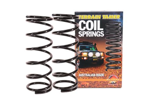 Terrain Tamer Coils Rear Raised 20mm 150kg Plus Heavy Duty Swb - Terrain Tamer 4WD Parts