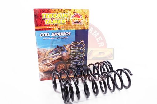 Terrain Tamer Coils Rear Raised 30 To 40mm Up To 100kg Heavy Duty - Terrain Tamer 4WD Parts