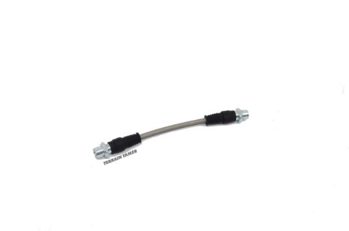 Terrain Tamer Braided Brake Hose Front Centre L/H Plus 50mm - Terrain Tamer 4WD Parts