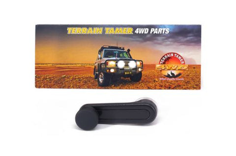 Terrain Tamer Handle Assy Front Door Window Regulator Dark Grey Trim - Terrain Tamer 4WD Parts