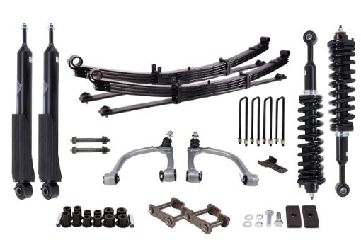 Terrain Tamer Susp.kit Inc Fortified Strut Assy Shocks Springs Pins Bushes - Terrain Tamer 4WD Parts
