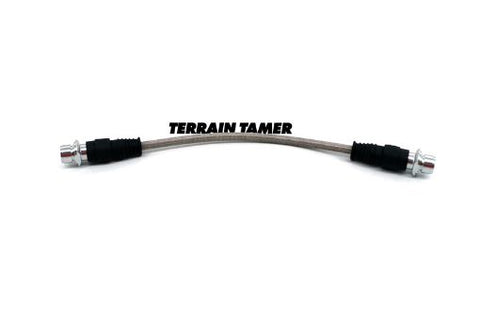 Terrain Tamer Braided Brake Hose Front Centre No.1 Suits Abs - Terrain Tamer 4WD Parts