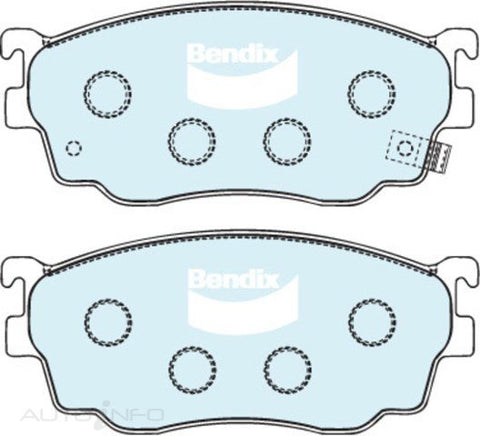 Bendix Brake Pads Front Mazda Fam Cap - DB1412GCT