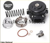 Black performance intake manifold kit with chrome accents and optional color finish for 50mm bov 50 turbo blow off valve