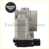 Silver metallic 50mm electric throttle valve with black base and cylindrical housing for nissan sentra 1.8l 4-cylinder