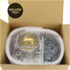 Gold-colored metallic 50mm electric throttle valve with tbi sensor for nissan sentra 1.8l 4-cylinder in foam box