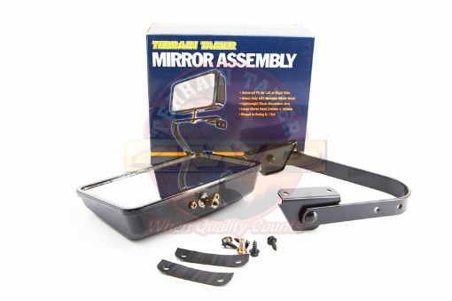 Terrain Tamer Mirror Assy 1.5" Shorter Than Factory Arm - Terrain Tamer 4WD Parts