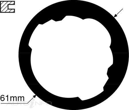 Tridon Thermostat Gasket Honda Rover 620 F20 - TTG35